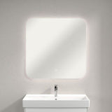 Villeroy & Boch Illuminated Mirror Villeroy & Boch More to See Lite LED Illuminated Curved Rectangular Mirror