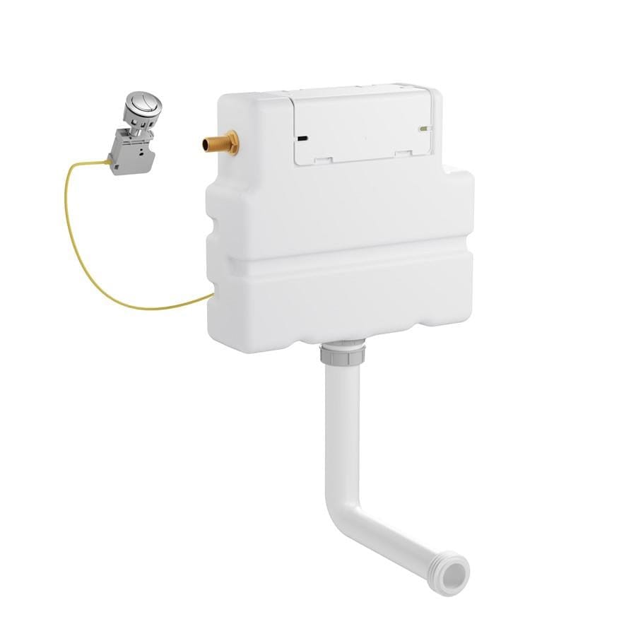 Crosswater Slim Line Furniture Dual Flush Concealed Toilet Cistern