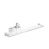 Crosswater Shelf Chrome Crosswater Rotar Shelf, Soap Dispenser and Tumbler Holder