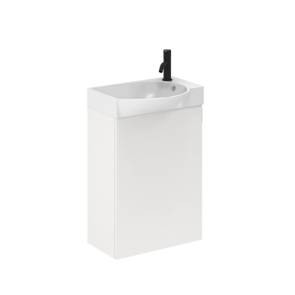 Roca Cloakroom Vanity Unit Roca Bosco 450mm Wall Mounted Cloakroom Vanity Unit with Basin