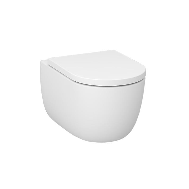 Imex Wall Hung Toilet Imex Luna Rimless UltraVortex Wall Hung Toilet with Soft Close Seat