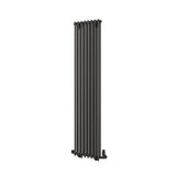Eastbrook Column Radiator Eastbrook Murano Vertical Designer Radiator in Matt Anthracite