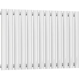 Aquarius Bathrooms Column Radiator 600 x780mm Aquarius Athens Single Horizontal Column Radiator in White