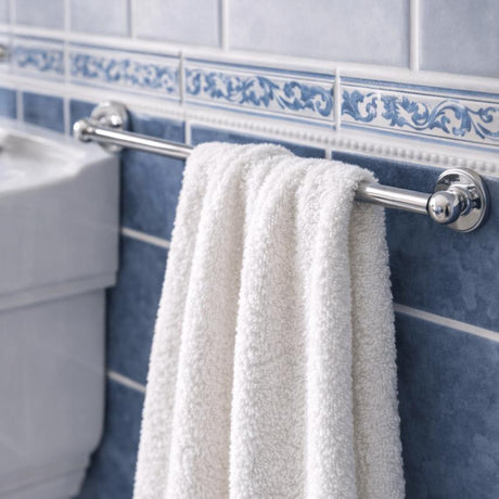 JTP Towel Rails and Rings Chrome JTP Grosvenor Towel Rail