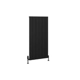 Eastbrook Panel Radiator Eastbrook Charlton Vertical Aluminium Designer Radiator in Matt Black