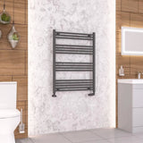 Eastbrook Wendover Straight Heated Towel Rail in Anthracite