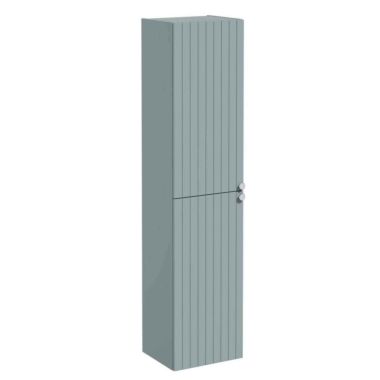 VitrA Storage Unit Matt Fjord Green VitrA Root Groove Wall Mounted Tall Storage Cabinet 1800 x 420mm