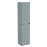 VitrA Storage Unit Matt Fjord Green VitrA Root Groove Wall Mounted Tall Storage Cabinet 1800 x 420mm