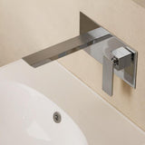 Crosswater Wall Mounted Basin Tap Chrome Crosswater Limit 2 Hole Wall Mounted Basin Mixer Tap