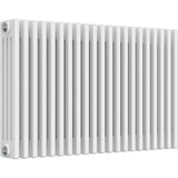 Aquarius Bathrooms Column Radiator Aquarius Foundry Horizontal 4 Column Radiator in White
