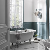 Burlington Bath Rack Burlington Brass Extendable Bath Rack in Chrome