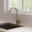 Crosswater Kitchen Tap Brushed Brass Crosswater MPRO Side Lever Kitchen Tap