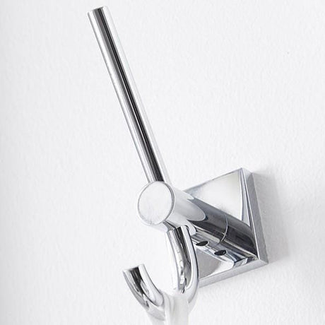 Miller Robe Hook Miller Atlanta Double Robe Hook in Chrome