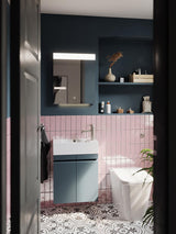 Saneux Back To Wall Toilet Saneux Matteo Back to Wall Rimless Toilet with Soft Close Seat