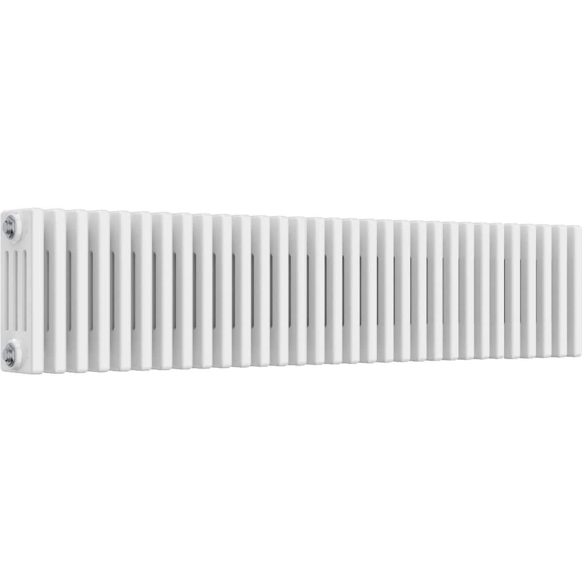 Aquarius Bathrooms Column Radiator Aquarius Foundry Horizontal 4 Column Radiator in White