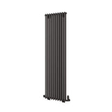 Eastbrook Column Radiator Eastbrook Murano Vertical Designer Radiator in Matt Anthracite