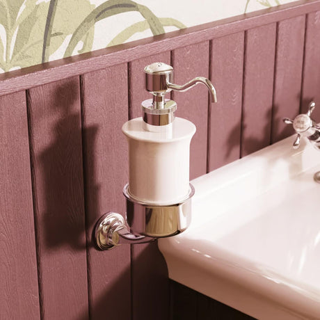 Burlington Soap Dispenser Chrome Burlington Guild Wall Mounted Soap Dispenser
