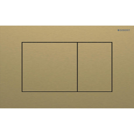Geberit Flush Plate Brushed Brass Geberit Sigma Square Stainless Steel Flush Plate