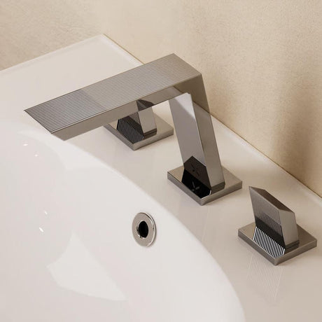 Crosswater 3 Tap Hole Basin Set Chrome Crosswater Limit 3 Hole Basin Mixer Tap