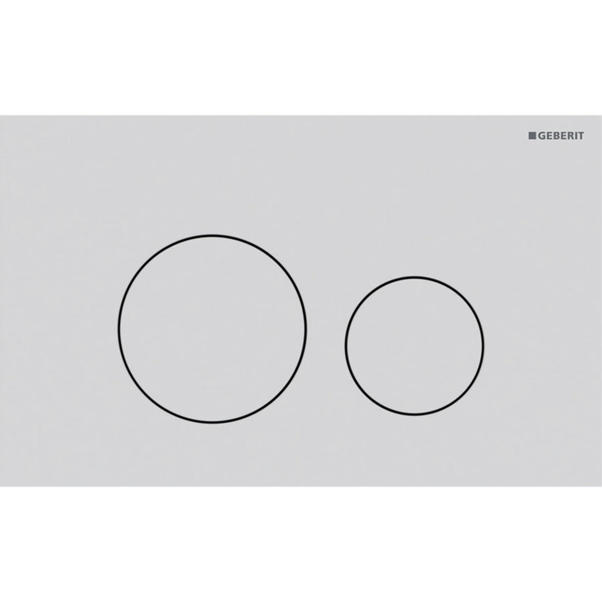 Geberit Flush Plate Matt White Geberit Sigma Round Stainless Steel Flush Plate