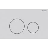 Geberit Flush Plate Matt White Geberit Sigma Round Stainless Steel Flush Plate