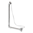 Burlington Exposed Bath Waste Chrome Burlington Traditional Exposed Bath Waste and Overflow with Plug and Chain
