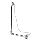 Burlington Exposed Bath Waste Chrome Burlington Traditional Exposed Bath Waste and Overflow with Plug and Chain