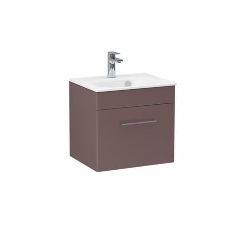 Imex Croma Wall Mounted Single Drawer 500mm Vanity Unit with 1 Tap Hole Basin