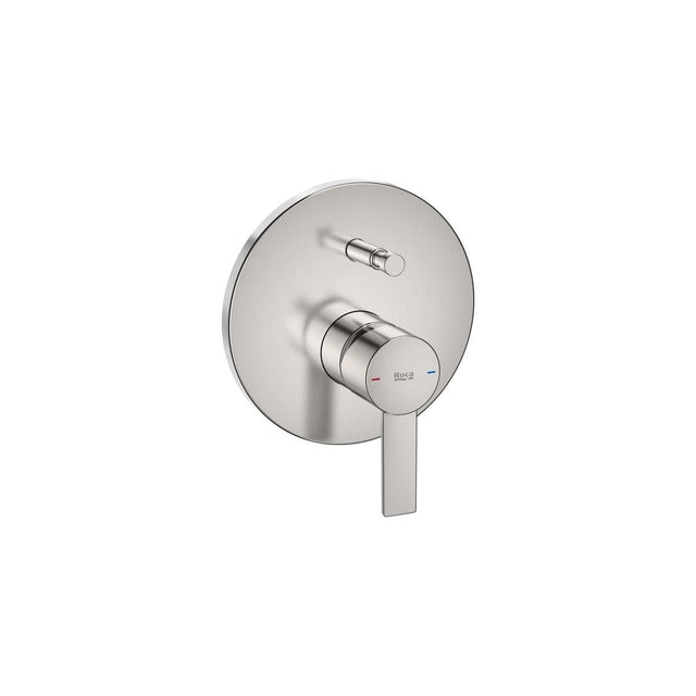 Roca Concealed Shower Valve Brushed Stainless Steel Roca Targa 2 Outlet Concealed Shower Trim