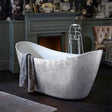 Heritage Roll Top and Slipper Freestanding Bath Stainless Steel Effect Heritage Hylton Freestanding Acrylic Double Ended Slipper Bath