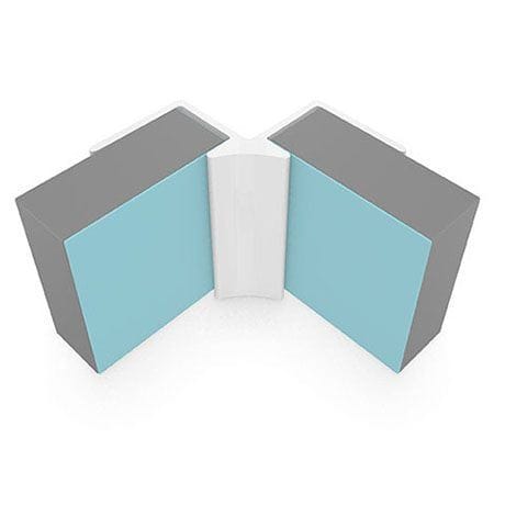 Multipanel Wall Panel 2750mm / White Multipanel Wall Profile - Internal Corner - Type A - 2450mm/2750mm