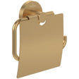 Villeroy & Boch Toilet Roll Holder Brushed Gold Villeroy & Boch Elements - Tender Toilet Roll Holder with Cover