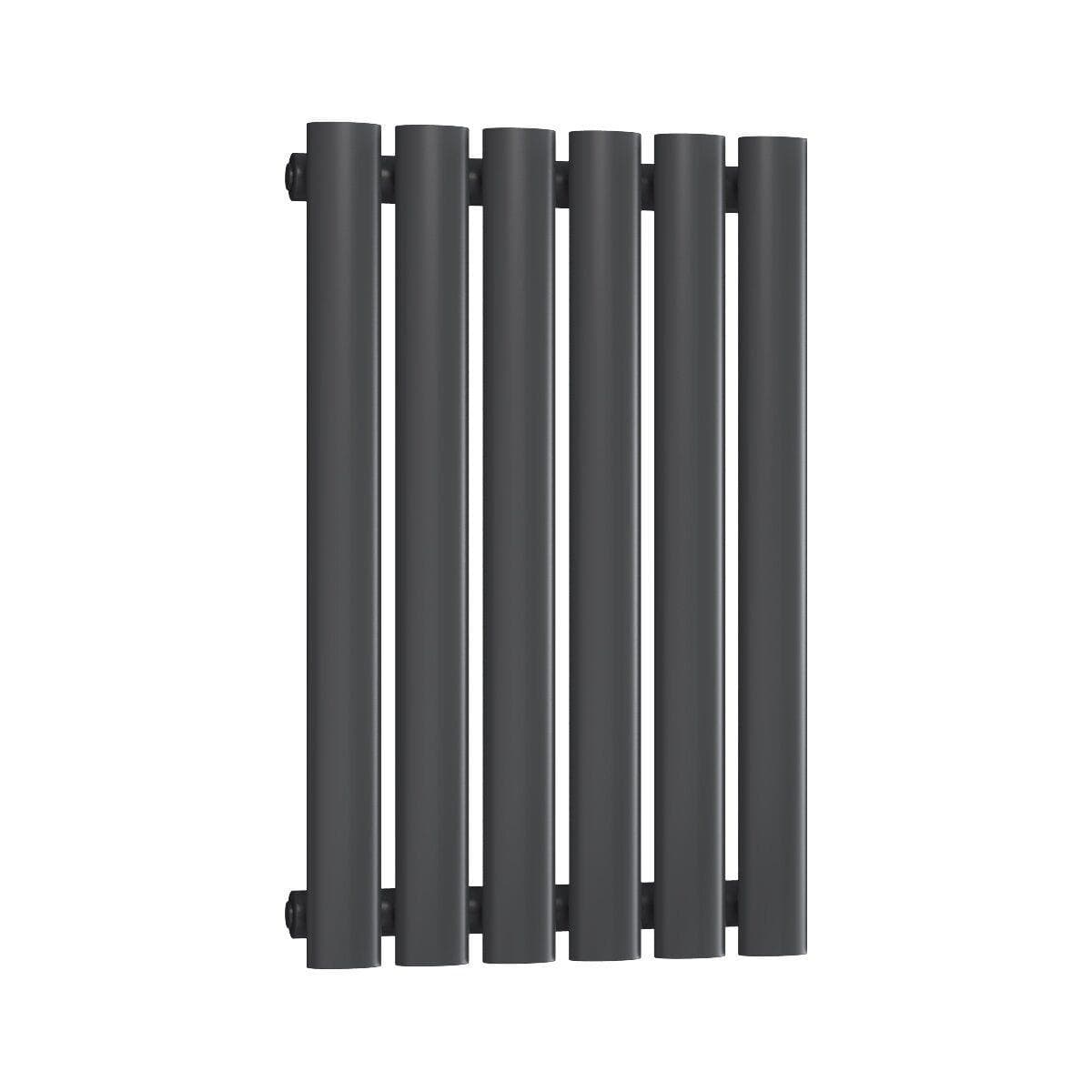 Aquarius Bathrooms Column Radiator Aquarius Athens Single Horizontal Column Radiator in Anthracite