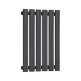 Aquarius Bathrooms Column Radiator Aquarius Athens Single Horizontal Column Radiator in Anthracite