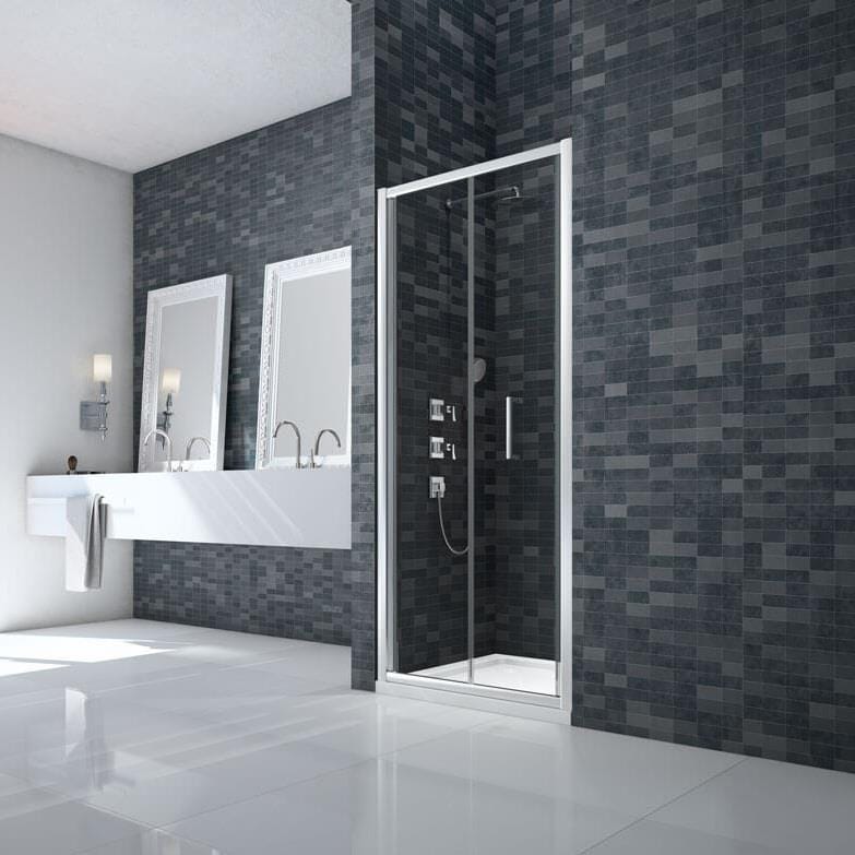 UK Bathroom Store Merlyn Ionic Essence Framed Bifold Shower Door in Chrome