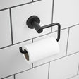 Miller Toilet Roll Holder Matt Black Miller Bond Toilet Roll Holder