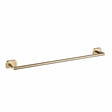 Aquarius Towel Rails and Rings Aquarius Auro Single Towel Rail in Brushed Brass