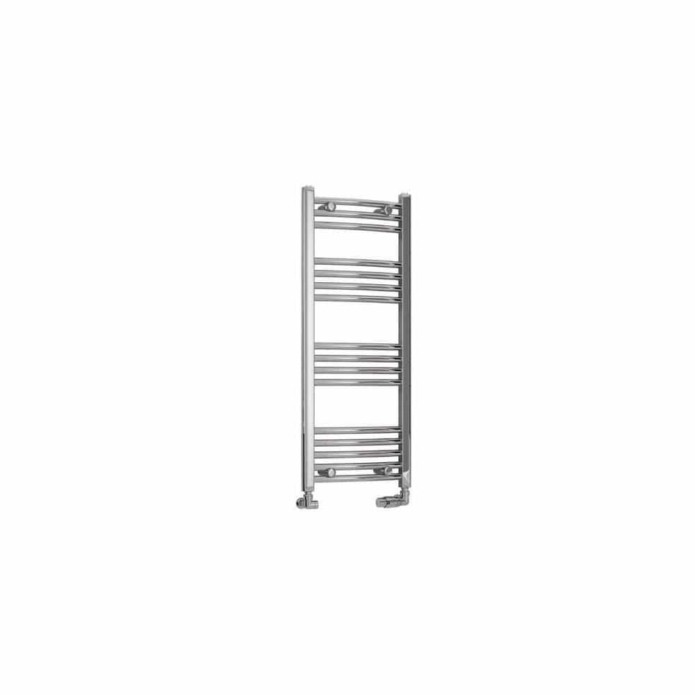 Eastbrook Wendover Curved Vertical Heated Towel Rail in Chrome
