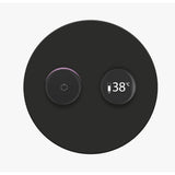 TED Concealed Shower Valve Matt Black TED Togo 2/3 Outlet Digital Shower Valve with Large Round Plate