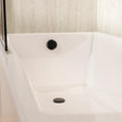 Crosswater Bath Waste Matt Black Crosswater Extended Pop-Up Bath Waste and Overflow