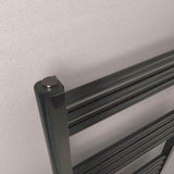 Eastbrook Ladder Rail Eastbrook Wendover Straight Heated Towel Rail in Black Gold