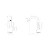 Saneux Mono Basin Tap Saneux Eden Basin Mixer Tap