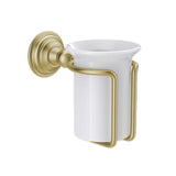 Crosswater Toothbrush Holder Brushed Brass Crosswater Belgravia Tumbler and Holder