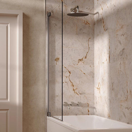 UK Bathroom Store Concealed Shower Set Brushed Nickel / Wall Arm / 300mm Crosswater Module Shower Set 2 with Riser Rail Kit and Overhead Shower