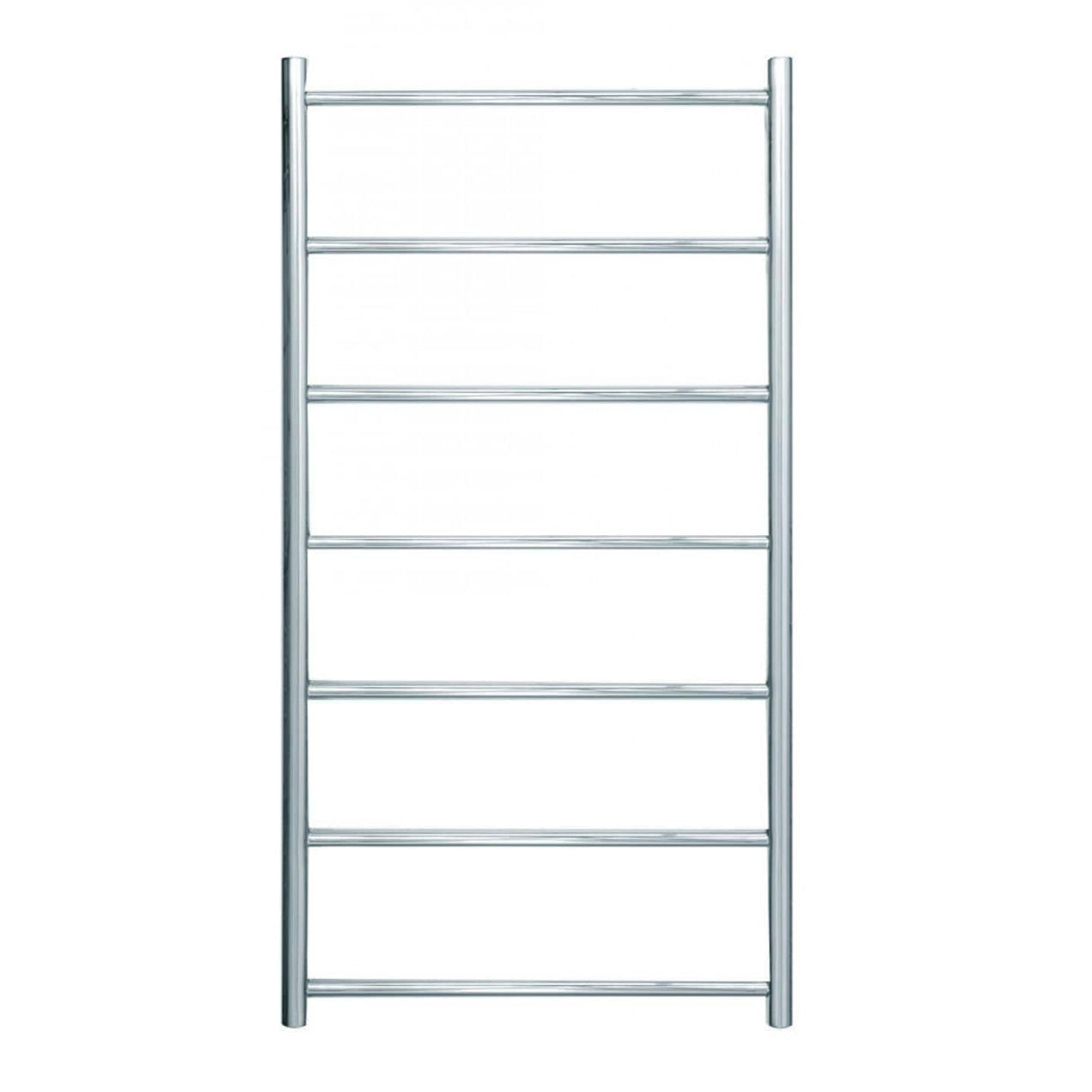 JIS Ladder Rail Polished Chrome / Central Heating JIS Sussex Pevensey Vertical Stainless Steel Heated Towel Rail