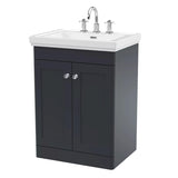 Aquarius Bathrooms Floor Standing Vanity Unit Aquarius Leighton 500mm Floor Standing Two Door Vanity Unit with Basin