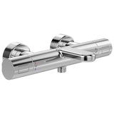Villeroy & Boch Bath Shower Mixer Chrome Villeroy & Boch Universal Wall Mounted Thermostatic Round Bath and Shower Mixer Tap