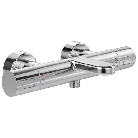 Villeroy & Boch Bath Shower Mixer Chrome Villeroy & Boch Universal Wall Mounted Thermostatic Round Bath and Shower Mixer Tap