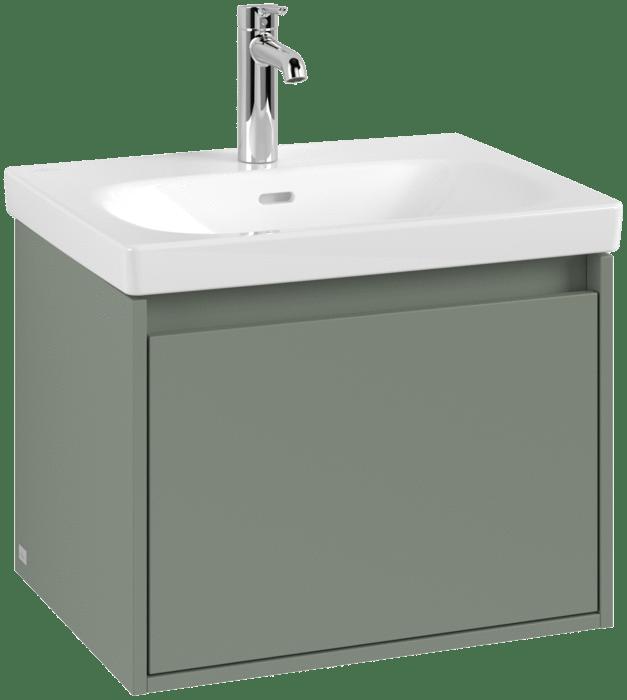 Villeroy & Boch Wall Mounted Vanity Unit Villeroy & Boch Skyla Wall Mounted 600mm One Drawer Vanity Unit with Basin