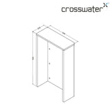 Crosswater WC Back To Wall Unit Crosswater WC Unit - 545mm Wide